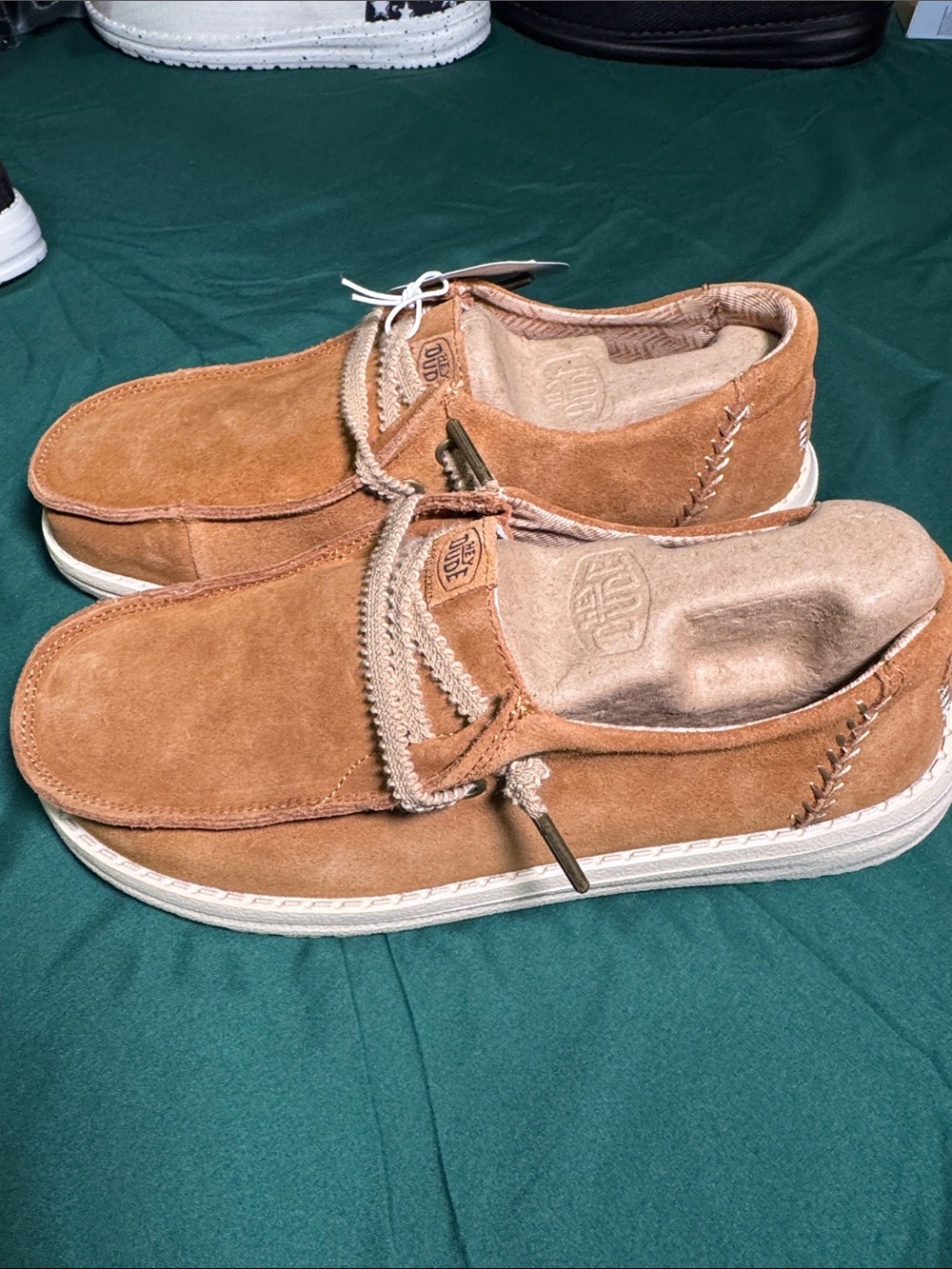 SZ8 Hey Dude Wendy Craft Suede Slip-On No Tie NWT